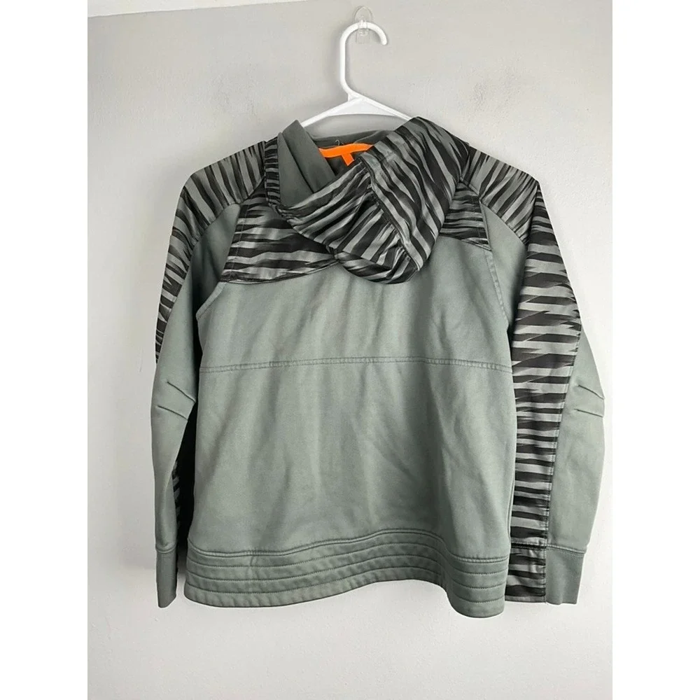 Nike KD Kevin Durant Boys Zip Hoodie Jacket‎ L Gray/Black Logo